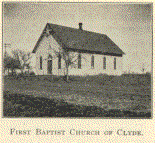 FIRST BAPTIST CHURCH OF CLYDE.