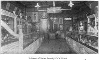 Interior of Baier Jewelry Co.'s Store.
