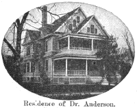 Residence of Dr. Anderson.