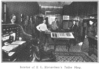 Interior of E. L. Richardson's Tailor Shop.