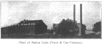 Plant of Salina Light, Power & Gas Company.
