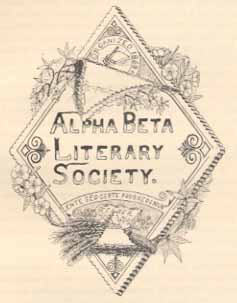 ALPHA BETA LITERARY SOCIETY